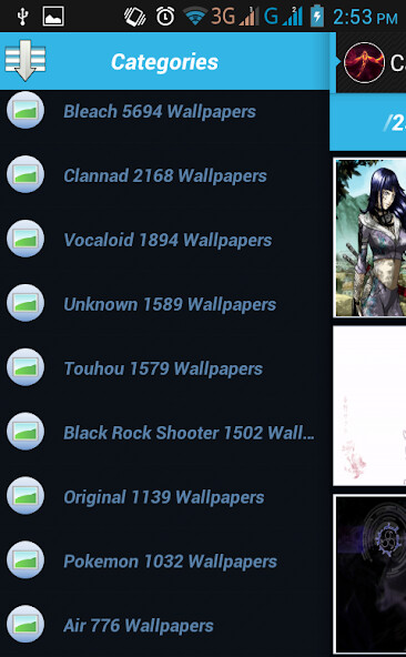 Run android online APK Anime Wallpaper Full from MyAndroid or emulate Anime Wallpaper Full using MyAndroid