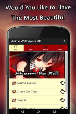 Emulate Android APK Anime Wallpapers Full HD