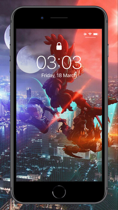 Emulate iPhone app Anime Wallpapers Otaku using MyAndroid
