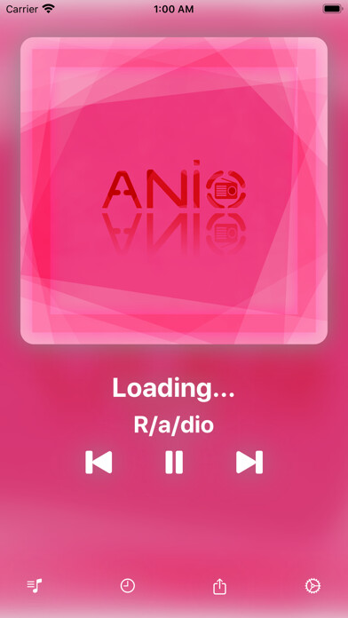 Emulate iPhone app Anio - AnimeSong Radio using MyAndroid