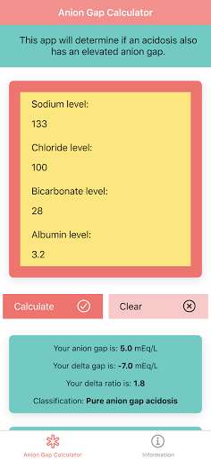 Run android online APK Anion Gap Calculator - Acid Base Balance from MyAndroid or emulate Anion Gap Calculator - Acid Base Balance using MyAndroid Run android online APK Anion Gap Calculator - Acid Base Balance from MyAndroid or emulate Anion Gap Calculator - Acid Base Balance using MyAndroid