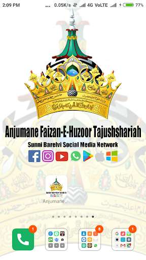 Run android online APK Anjumane Faizan-E-Huzoor Tajushshariah from MyAndroid or emulate Anjumane Faizan-E-Huzoor Tajushshariah using MyAndroid