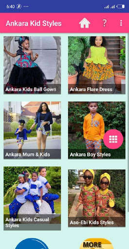 Run android online APK Ankara Kid Styles 2020 from MyAndroid or emulate Ankara Kid Styles 2020 using MyAndroid