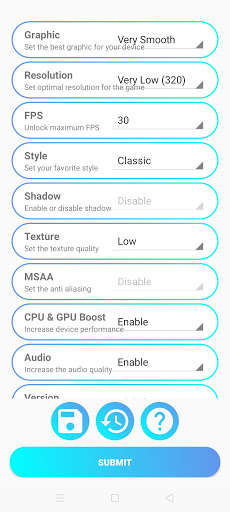 Run android online APK ANLA - Advance GFX tool Anti Lag from MyAndroid or emulate ANLA - Advance GFX tool Anti Lag using MyAndroid
