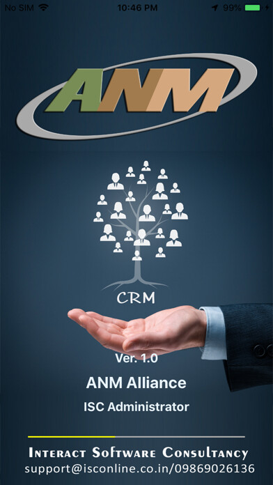 Emulate iPhone app ANM CRM using MyAndroid