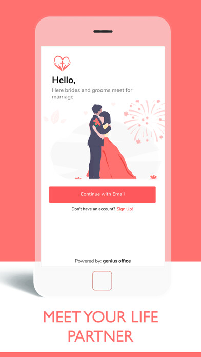 Emulate iPhone app ANM Marriage Bureau using MyAndroid