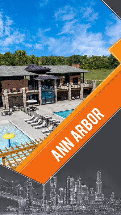 Emulate iPhone app Ann Arbor Travel Guide using MyAndroid