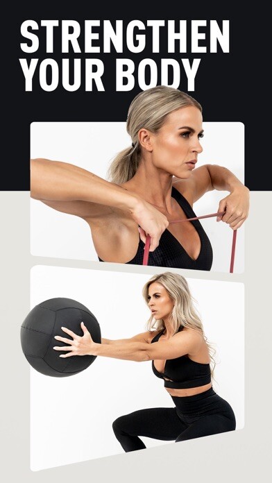 Emulate iPhone app Anne Craig Workout for Women using MyAndroid