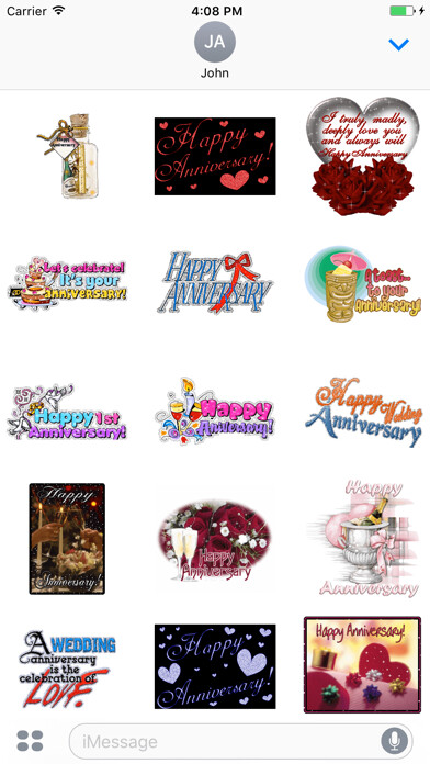 Emulate iPhone app Anniversary & Birthday GIF using MyAndroid Emulate iPhone app Anniversary & Birthday GIF using MyAndroid