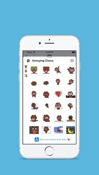 Emulate iPhone app Annoying Choco using MyAndroid