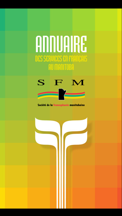 Emulate iPhone app Annuaire des services Manitoba using MyAndroid