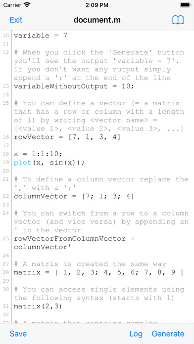 Emulate iPhone app Anoc Octave Editor using MyAndroid