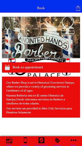 Run android online APK Anointed Hands Barber Palace from MyAndroid or emulate Anointed Hands Barber Palace using MyAndroid Run android online APK Anointed Hands Barber Palace from MyAndroid or emulate Anointed Hands Barber Palace using MyAndroid