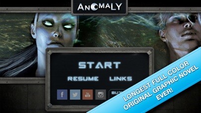 Emulate iPhone app Anomaly: Interactive Comic using MyAndroid
