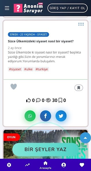 Run android online APK Anonim Soruyor from MyAndroid or emulate Anonim Soruyor using MyAndroid Run android online APK Anonim Soruyor from MyAndroid or emulate Anonim Soruyor using MyAndroid
