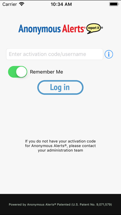 Emulate iPhone app Anonymous Alerts Reporting App using MyAndroid Emulate iPhone app Anonymous Alerts Reporting App using MyAndroid