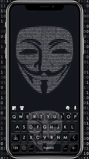 Run android online APK Anonymous Code Keyboard Background from MyAndroid or emulate Anonymous Code Keyboard Background using MyAndroid