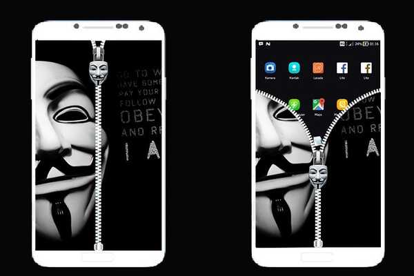 Emulate Android APK Anonymous Lock Screen Wallpaper Emulate Android APK Anonymous Lock Screen Wallpaper