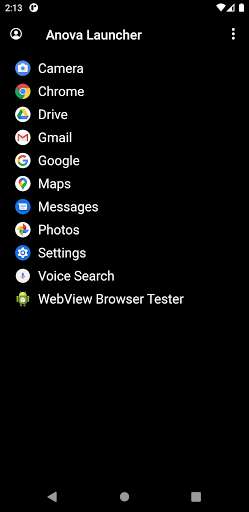 Run android online APK Anova Launcher from MyAndroid or emulate Anova Launcher using MyAndroid