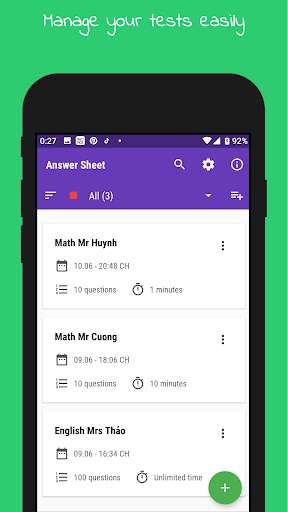 Run android online APK Answer Sheet - Do test without real paper! from MyAndroid or emulate Answer Sheet - Do test without real paper! using MyAndroid Run android online APK Answer Sheet - Do test without real paper! from MyAndroid or emulate Answer Sheet - Do test without real paper! using MyAndroid