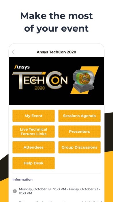 Emulate iPhone app Ansys Events using MyAndroid Emulate iPhone app Ansys Events using MyAndroid