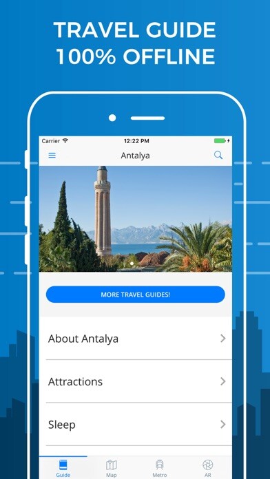 Emulate iPhone app Antalya Travel Guide with Offline Street Map using MyAndroid Emulate iPhone app Antalya Travel Guide with Offline Street Map using MyAndroid