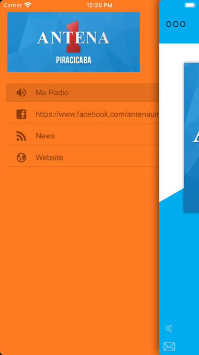 Emulate iPhone app Antena 1 Piracicaba using MyAndroid