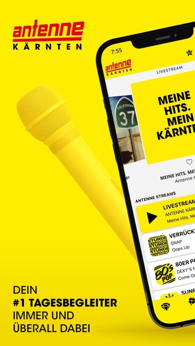 Emulate iPhone app Antenne Kärnten using MyAndroid