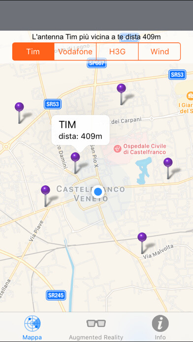 Emulate iPhone app Antenne Veneto using MyAndroid