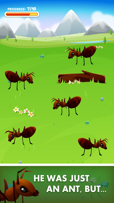 Emulate iPhone app Ant Evolution - Mutant Insect Pest Smasher using MyAndroid