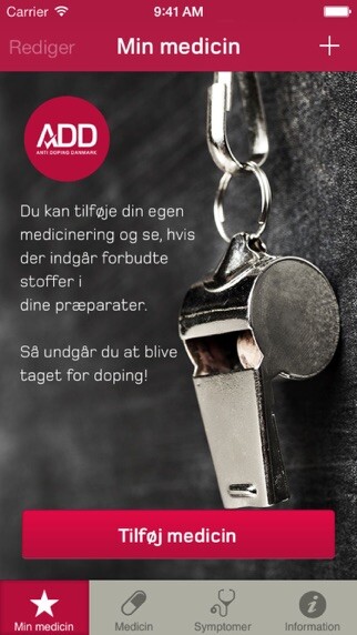 Emulate iPhone app Anti Doping Danmark using MyAndroid Emulate iPhone app Anti Doping Danmark using MyAndroid