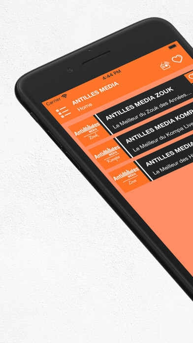 Emulate iPhone app ANTILLES MEDIA using MyAndroid