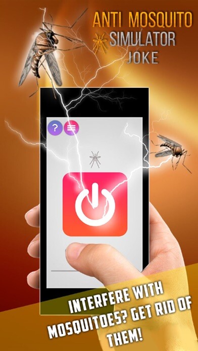 Emulate iPhone app Anti Mosquito Simulator Joke using MyAndroid