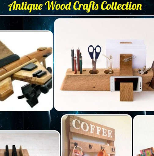 Run android online APK Antique Wood Crafts Collection from MyAndroid or emulate Antique Wood Crafts Collection using MyAndroid