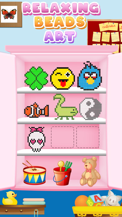 Emulate iPhone app Antistress Bead Art Game using MyAndroid