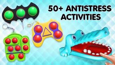 Emulate iPhone app Antistress Fidgets Cube poppet using MyAndroid Emulate iPhone app Antistress Fidgets Cube poppet using MyAndroid