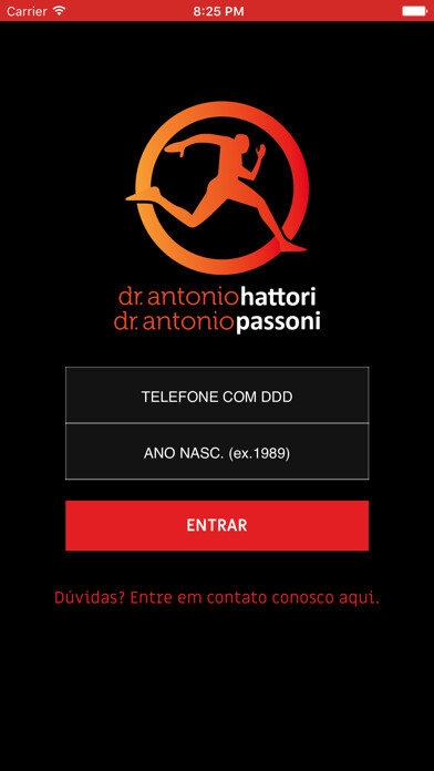 Emulate iPhone app Antonio Hattori e Passoni - App para pacientes using MyAndroid Emulate iPhone app Antonio Hattori e Passoni - App para pacientes using MyAndroid