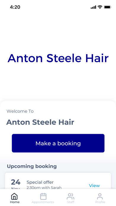 Emulate iPhone app Anton Steele Hair using MyAndroid Emulate iPhone app Anton Steele Hair using MyAndroid