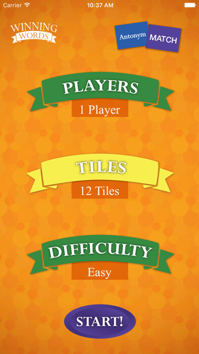 Emulate iPhone app Antonym Match using MyAndroid Emulate iPhone app Antonym Match using MyAndroid