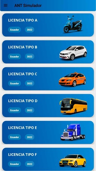 Run android online APK ANT Simulador examen 2022 from MyAndroid or emulate ANT Simulador examen 2022 using MyAndroid