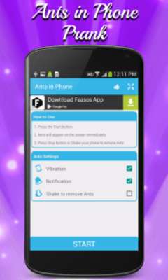 Emulate Android APK Ants in Phone -Prank Emulate Android APK Ants in Phone -Prank