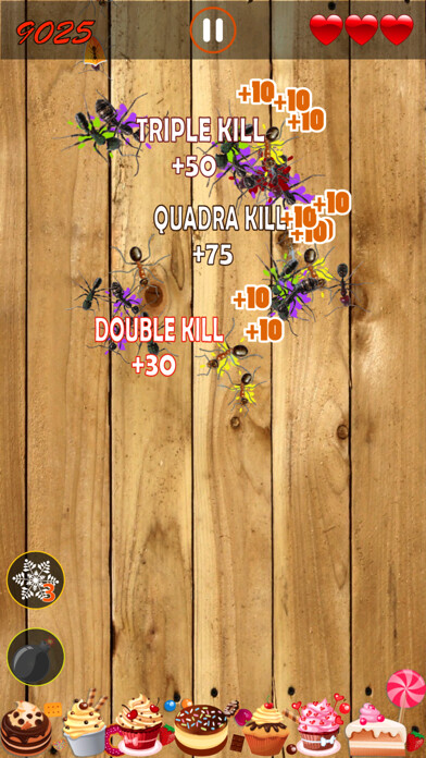 Emulate iPhone app Ant Smasher - Kill Them All using MyAndroid
