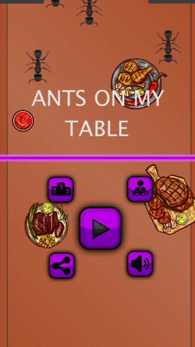 Emulate iPhone app Ants on my table using MyAndroid