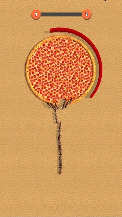 Emulate iPhone app Ants vs Pizza using MyAndroid