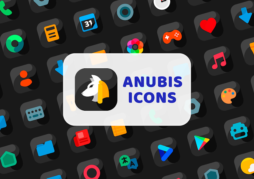 Run android online APK Anubis Black - Icon Pack from MyAndroid or emulate Anubis Black - Icon Pack using MyAndroid