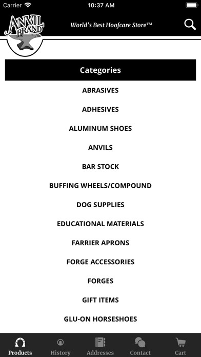 Emulate iPhone app Anvil Brand App using MyAndroid