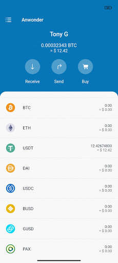 Run android online APK Anwonder Crypto Wallet from MyAndroid or emulate Anwonder Crypto Wallet using MyAndroid