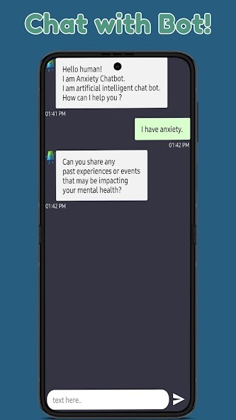 Run android online APK Anxiety Chatbot - Panic Relief from MyAndroid or emulate Anxiety Chatbot - Panic Relief using MyAndroid