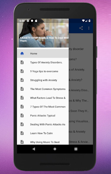 Run android online APK Anxiety Symptoms from MyAndroid or emulate Anxiety Symptoms using MyAndroid