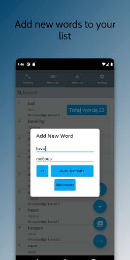 Run android online APK AnyLang - Vocabulary Builder And Trainer from MyAndroid or emulate AnyLang - Vocabulary Builder And Trainer using MyAndroid